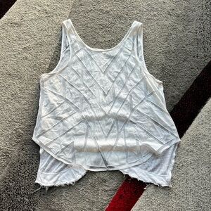 Free People White Tank Top